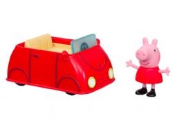 PEPPA PIG - PETITE VOITURE ROUGE AVEC UNE FIGURINE DE PEPPA DE 7,5 CM